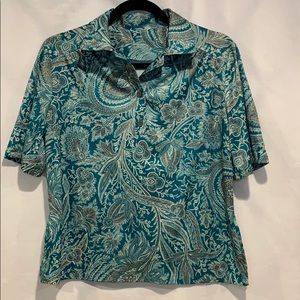 60’s Vintage Women’s Paisley Top